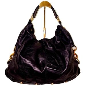 Rebecca Minkoff Nikki Large Black Leather Hobo Bag